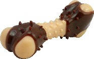 Игрушка AnimAll GrizZzly косточка с ароматом мяса, 11.7 см, коричневая