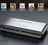 Автоматичний вакуумний пакувальник їжі для дому з пакетами Profi Cook PC-VK 1080 Вакууматор для продуктів, фото 8