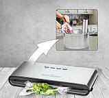 Автоматичний вакуумний пакувальник їжі для дому з пакетами Profi Cook PC-VK 1080 Вакууматор для продуктів, фото 7