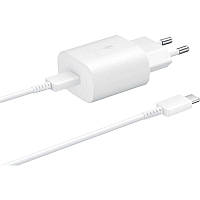 Зар.пристрій SAMSUNG 25W Type-C+Type-C to Type-C Cable White (EP-TA800XWEGRU)