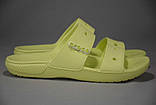 Crocs Classic sandal шльопанці жіночі крокс W9/ 39-40/ стопа 25.5 см фісташкові., фото 5