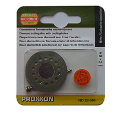 Алмазний диск на гравер PROXXON (Німечинна) 38 mm з вентиляційними отворами