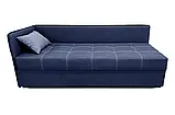 Диван-ліжко одномісний Бета (стандарт) рогожка джинс, фото 2
