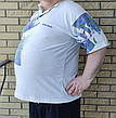 Футболка поло чоловіча батальна коттонова великого розміру SQUARE, Таїланд, фото 8