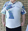 Футболка поло чоловіча батальна коттонова великого розміру SQUARE, Таїланд, фото 9
