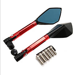 Дзеркала для мотоцикла Rizoma Червоні