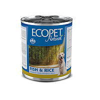 Влажный корм Farmina Ecopet Natural Dog Fish&Rice для собак, с сельдью, 300 г