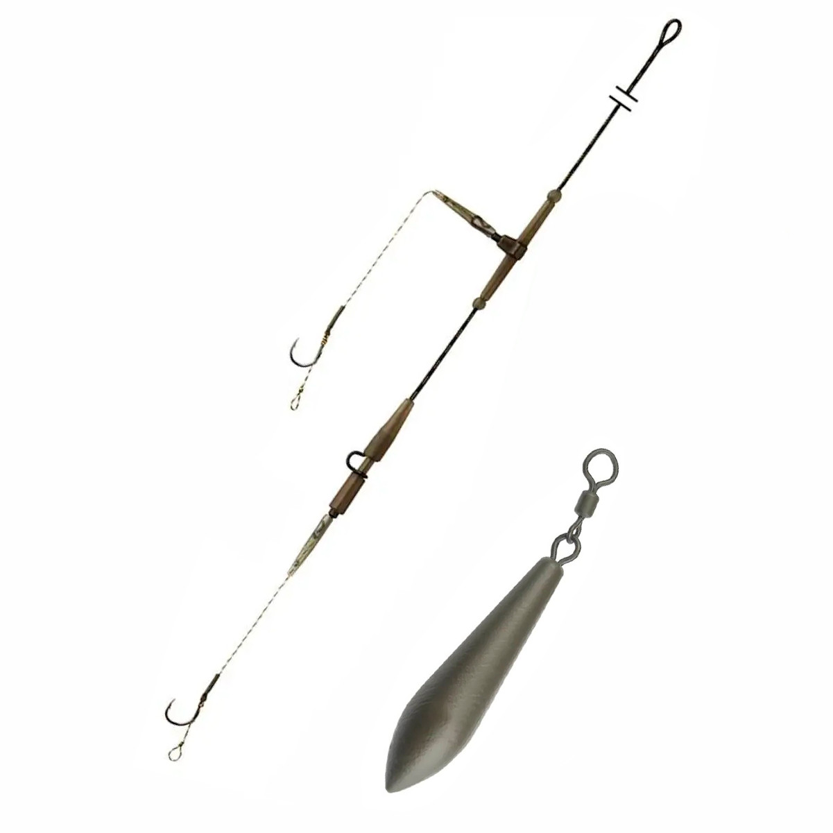 Монтаж короповий #11 100г Безпечна кліпса на 2 гачки