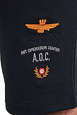 Шорти чоловічі трикотаж Aeronautica Militare 24-23891 темно-сині, фото 5