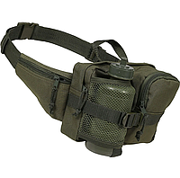 Тактическая сумка с флягой MIL-TEC Fanny Олива, поясная сумка, сумка на пояс BIMA