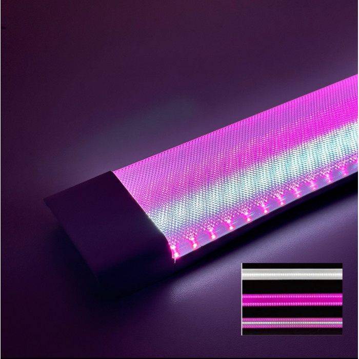 Фітолампа для рослин повного спектру Led-Story Florian PRO+white 28W 220V 0.6м чіп Bridgelux Високоефективна (150Lm/w)