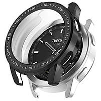 Комплект для годинника Xiaomi Watch S1 Active чорний (чохол + силіконовий ремінець 22 мм), фото 4