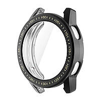 Комплект для годинника Xiaomi Watch S1 Active чорний (чохол + силіконовий ремінець 22 мм), фото 5