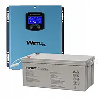 Гелевый аккумулятор с дисплеем Vipow Аккумуляторы для инверторов (12V 200Ah) YES