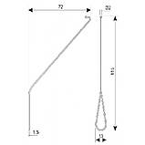 Гачок для видалення сторонніх тіл з носа (К-72), фото 2