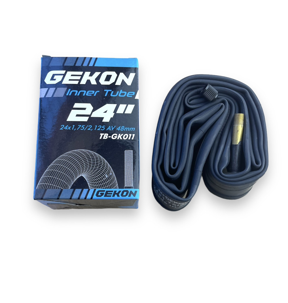 Камера велосипедна GEKON 24 x 1.75/2.125 AV 48 мм у брендовому пакуванні