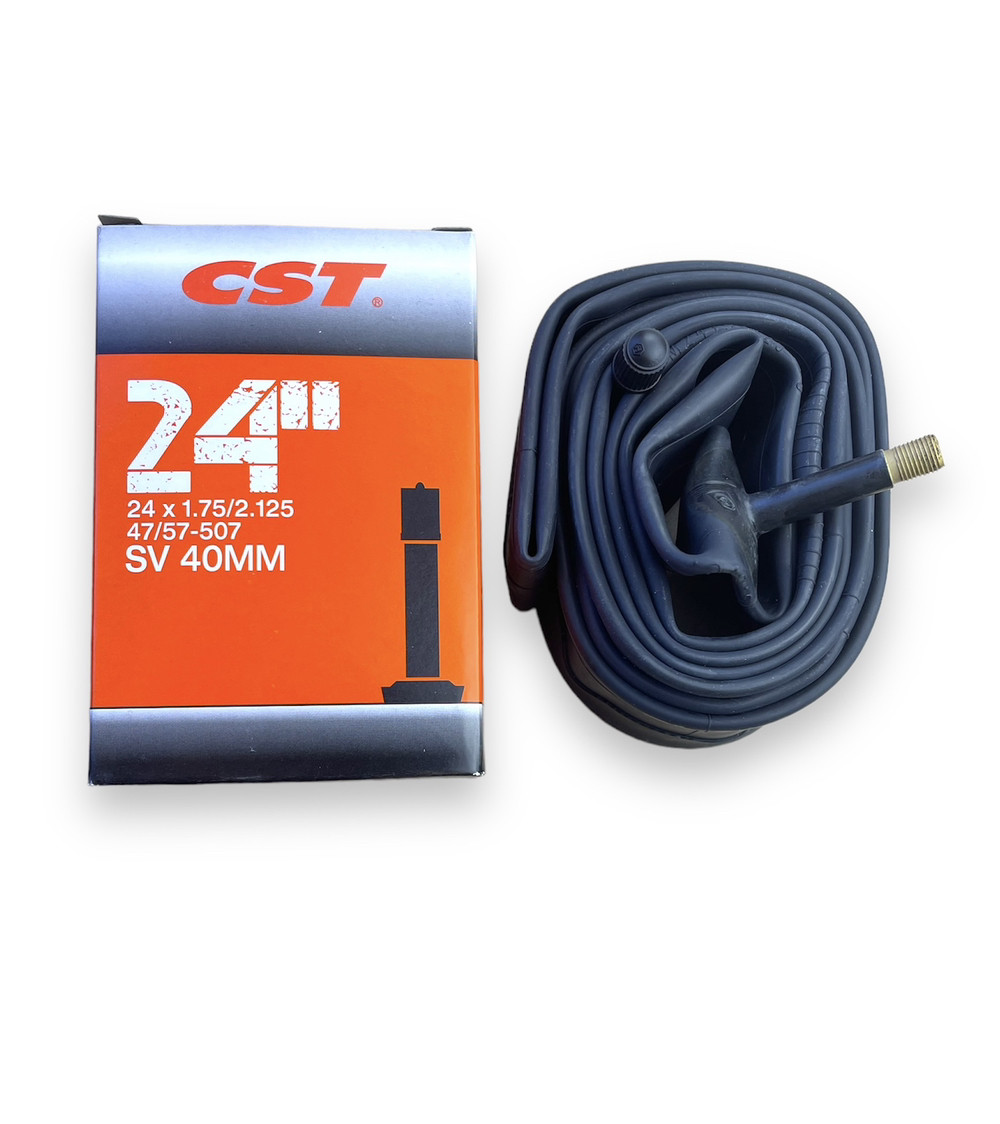 Камера велосипедна CST 24 x 1.75/2.125 AV 40 мм у брендовому пакуванні