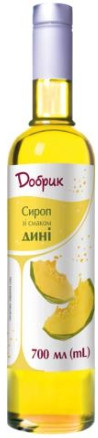 Сироп Диня ТМ Добрик 700 мл у скляній пляшці
