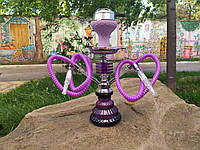 Кальян Hookah Dafna purple Plus высотой 35 см на 2 персоны new