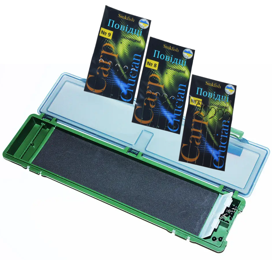 Повідниця + 15 повідців на коропа, фото 1