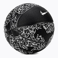М'яч баскетбольний NIKE BASKETBALL 8P PRM ENERGY DEFLATED BLACK/BLACK/BLACK/WHITE розмір 7 N.100.8259.069.07