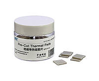 Термопрокладки силиконовые MaAnt DR-03 (12 x 12 x 1.5 мм, 100 шт)