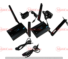 03-04-155. Wireless HDMI extender TX (передавач) + RX (приймач) + loopout (прохідний HDMI), до 200 м, HSV812W