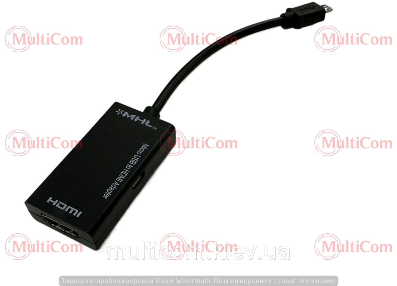 03-00-140. Конвертер MHL (шт.micro USB - гн.HDMI) с кабелем
