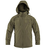 Тактическая куртка Mil-Tec SOFTSHELL JACKET SCU OLIVE 10864012 2XL SP, код: 8375049