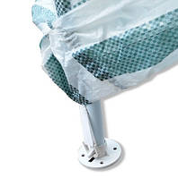 Намет з москітною сіткою (тент поліетилен, каркас металеві трубки, з усіх боків москітна сітка), фото 5