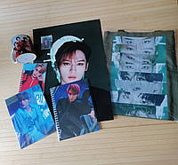 Комплект Ли Минхо (Ли Ноу Lee Know) постер + блокнот + зошит+скетчбук+брелок+кружка + сумка Stray Kids
