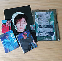 Комплект Ли Минхо (Ли Ноу Lee Know) постер + блокнот + зошит+скетчбук+брелок + сумка Stray Kids