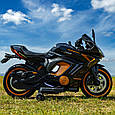 Дитячий електромотоцикл SR Moto (фарба, чорний колір) 24V, фото 2