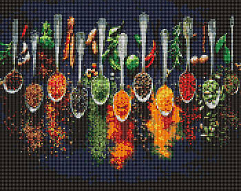 Алмазна мозаїка Прянощі світу 40х50 см Ідейка (AMO7936)