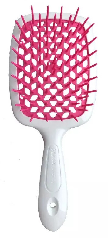 Біло-малинова щітка для волосся Janeke Superbrush Small 56SP234FFL, 1 шт (8006060117421)