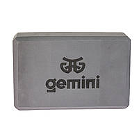 Блок для йоги Gemini 180грам GВ001-GREY сірий хит