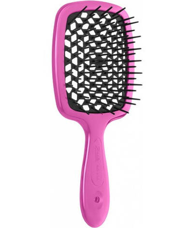 Щітка для волосся рожева з чорним Janeke Superbrush 72SP226 RSA, фото 1