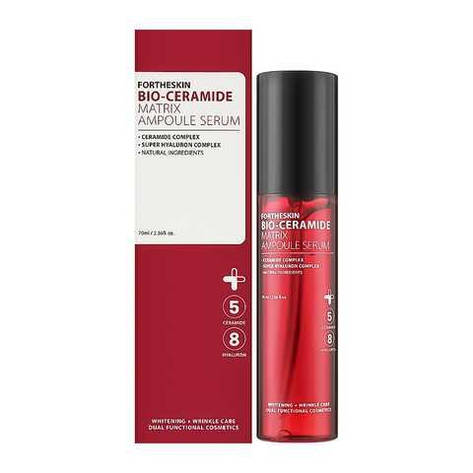 Сироватка для обличчя з керамідами Fortheskin BIO-Ceramide Matrix Ampoule Serum, 70 мл (8809598150225), фото 1