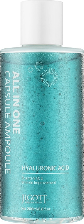Капсульна сироватка з гіалуроновою кислотою JIGOTT All-In-One Hyaluronic Acid Capsule Ampoule, 200 мл (8809541282560)