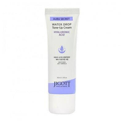 Зволожувальний крем для обличчя з гіалуроновою кислотою JIGOTT Aura Secret Hyaluronic Acid Water Drop Tone Up Cream, 50 шт, фото 1