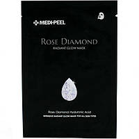 MEDI-PEEL Тканинна маска з алмазною пудрою Rose Diamond Radiant Glow Mask, 1 шт