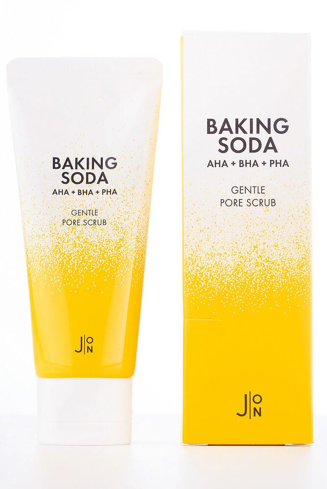 Скраб-пілінг з AHA-BHA-PHA кислотами і содою J:ON Baking Soda Gentle Pore Scrub, 50 мл (8802929005768)