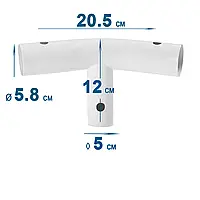 T-образный полимерный соединитель (шарнир) Intex 12463 хит