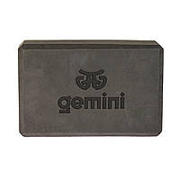 Блок для йоги Gemini 180грам GВ001-BK чорний хит