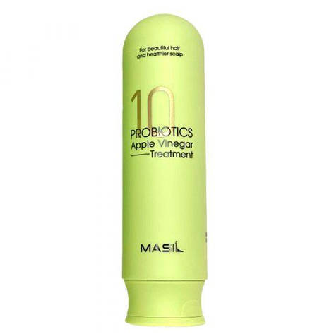 Бальзам від лупи з яблучним оцтом Masil 10 PROBIOTICS APLLE VINEGAR TREATMENT, 300 мл (8809744061696), фото 1