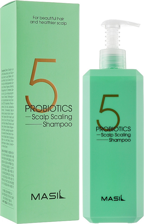 Шампунь для глибокого очищення шкіри голови Masil 5 Probiotics Scalp Scaling Shampoo, 500 мл (8809744061184)