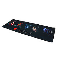 Коврик 300*800 тканевой DOTA2 "Heroes", толщина 2 мм, цвет Black, OEM l