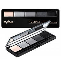 TopFace - Тіні для повік 5-колірні "Pro Palette Eyeshadow" PT501 [014 - матово-перл]