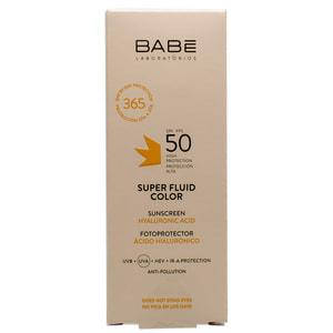 Сонцезахисний BB-флюїд із тонуючим ефектом для всіх типів шкіри Babe, 50 мл (8436571631114), фото 1