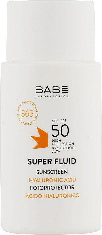 Сонцезахисний флюїд для всіх типів шкіри Babe SPF 50, 50 мл (8437014389449)